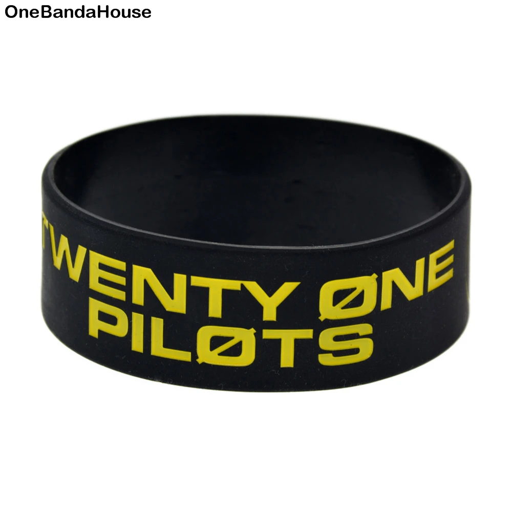 1 шт. черный Twenty One Pilots Тренч силиконовый браслет для музыкального концерта