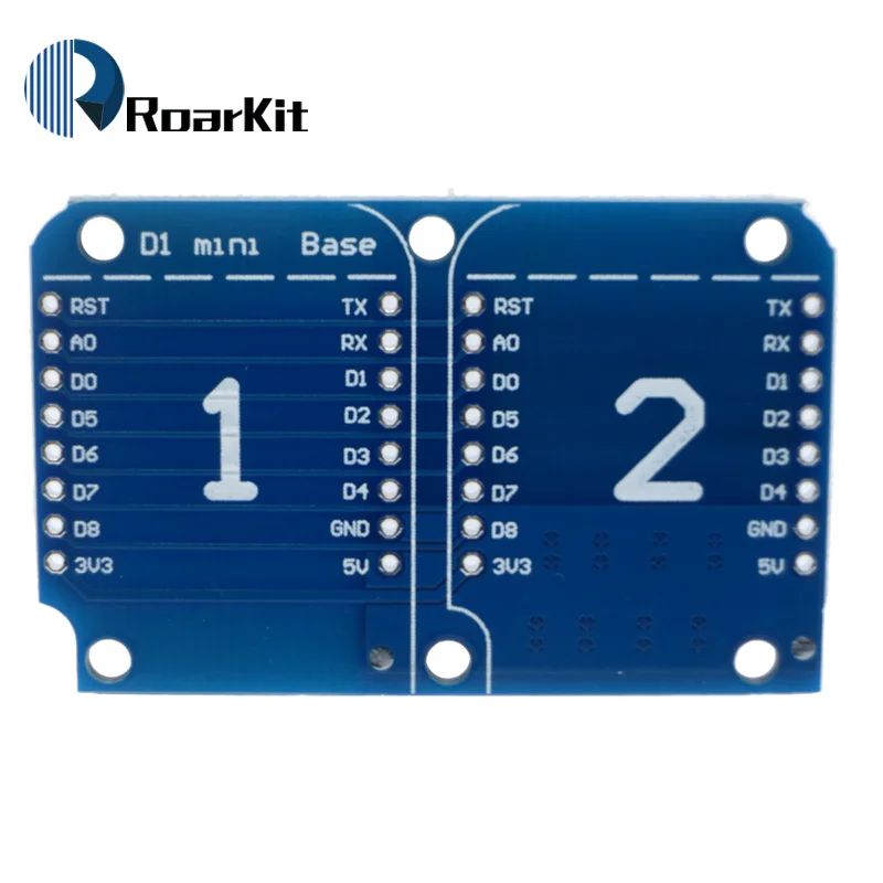 Двойная розетка с двойным основанием защита для D1 Mini NodeMCU ESP8266 Wi Fi плата развития