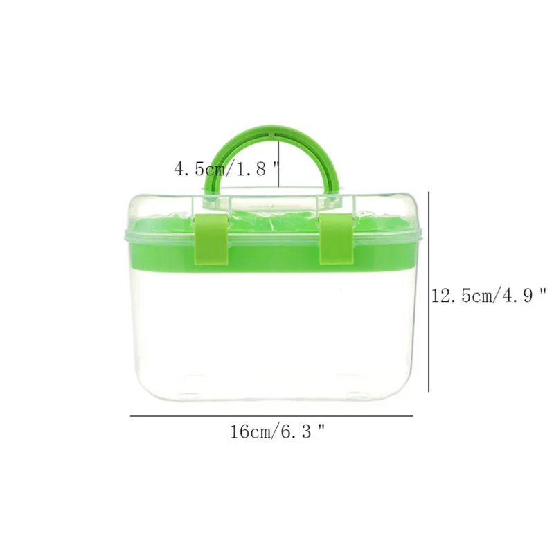 Household Medicine Box Two Layer First Aid Kit Plastic Eco-friendly Storage Home Organizer Holder Travel | Дом и сад