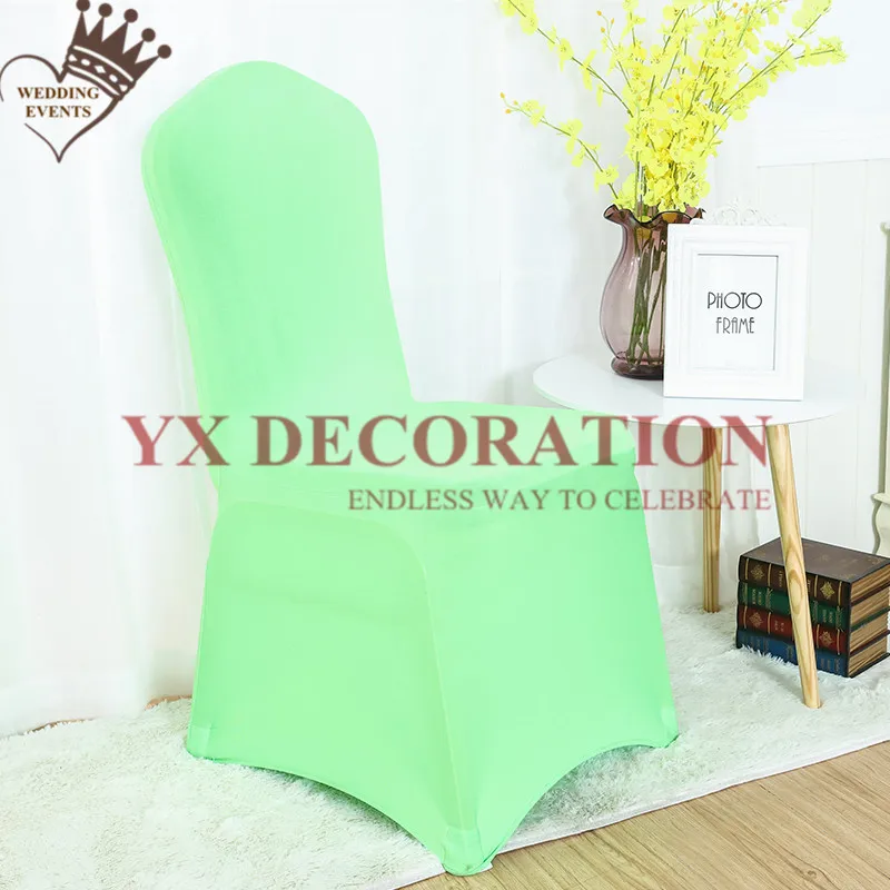 Дешевая цена спандекс лайкровый чехол на стул полиэстер ткань для свадебного