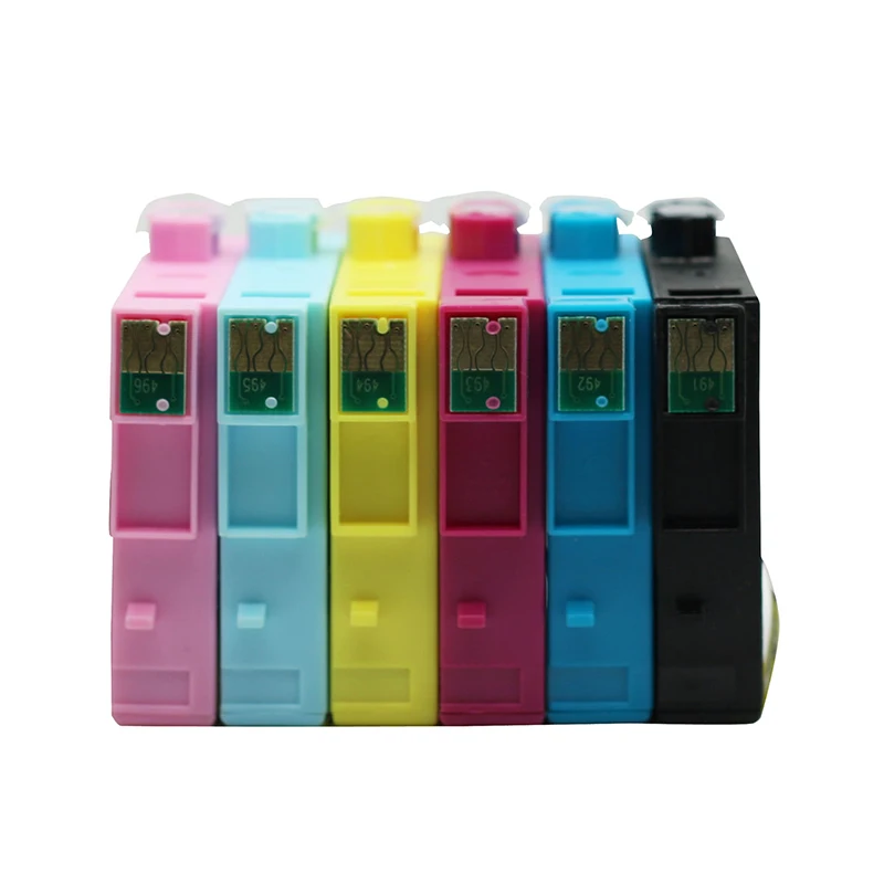 6 шт. совместимый с epson ICBK50 ICC50 ICM50 ICY50 ICCL50 ICCM50 IC6CL50 чернильный картридж для EP