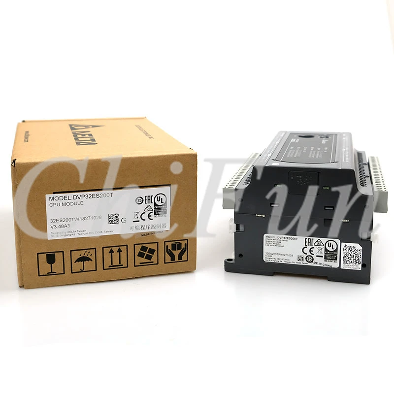 Контроллер программирования PLC Delta DVP32ES200T ES2 series 100 240VAC 16DI 16DO транзисторный выход в