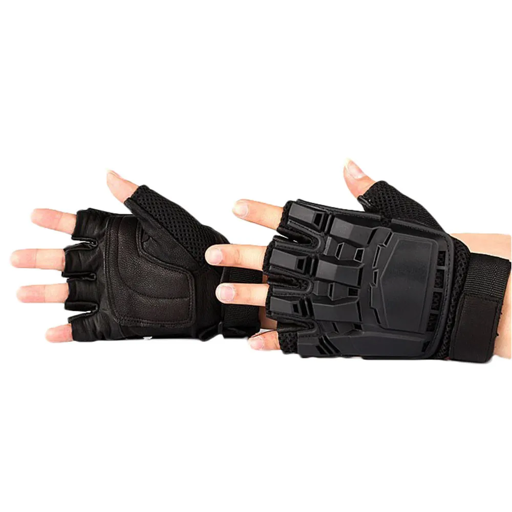 Мужские и женские перчатки зимние теплые Тактические Половина стрельба пальцем