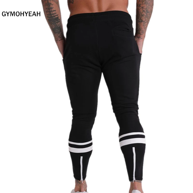 GYMOHYEAH Джоггеры мужские брюки повседневные брюки мужские спортивные штаны для бега повседневные эластичные хлопковые спортивные штаны для фитнеса тренировочные штаны Черные Серые