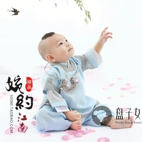 zhu zi bai jia little scholar hanfu costume for baby birthday photography costume hanfu 90cmh