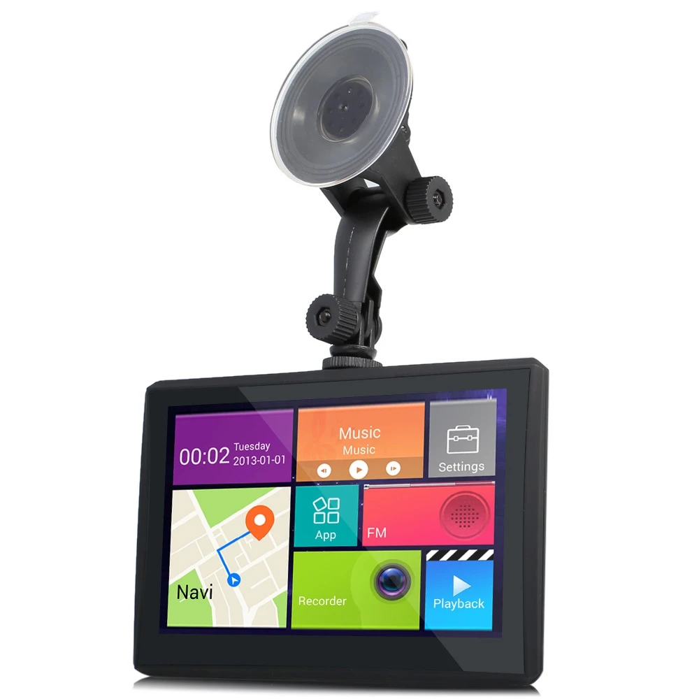 7 &quot8G Автомобильная gps навигация + 1080P DVR рекордер 170 градусов широкоугольный Android 4