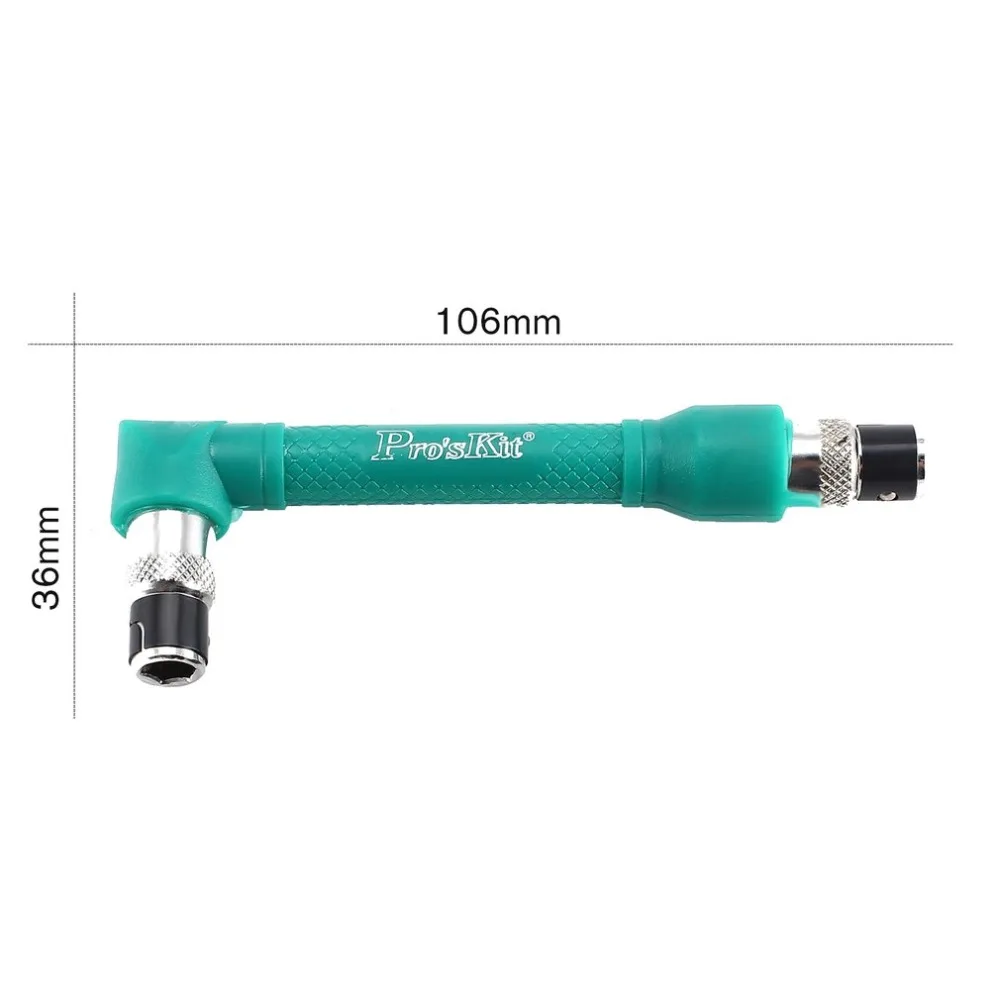 Proskit 1PK-212H 10 In 1 Double Head L Shape Twin Wrench Driver Set Replacement Screwdriver Kit | Инструменты