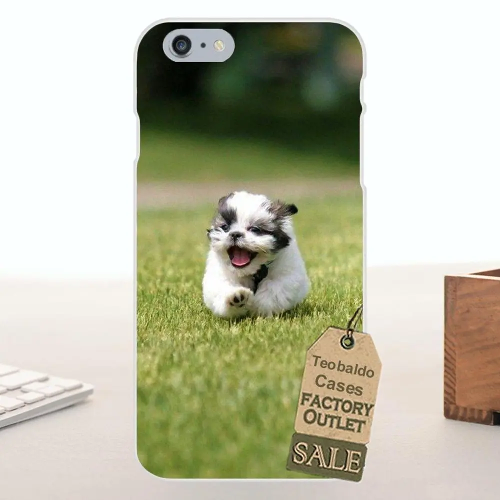 Tpwxnx Shih Tzu Puppy Dogs для Apple iPhone X 4 4S 5 5C SE 6 6S 7 8 Plus LG G4 G5 G6 K4 K7 K8 K10 TPU сотовый Чехол |