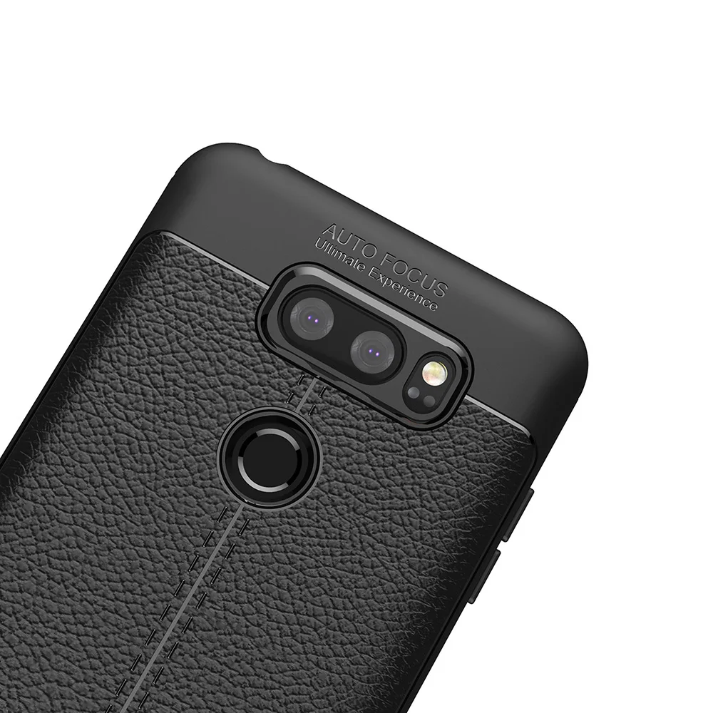 Для LG V30 чехол Lenuo Роскошный из силикона и ТПУ с узором Личи мягкий для телефона |