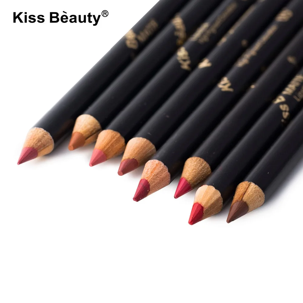 Kiss beauty maquiagem Матовая жидкая помада карандаш стойкий водонепроницаемый блеск для