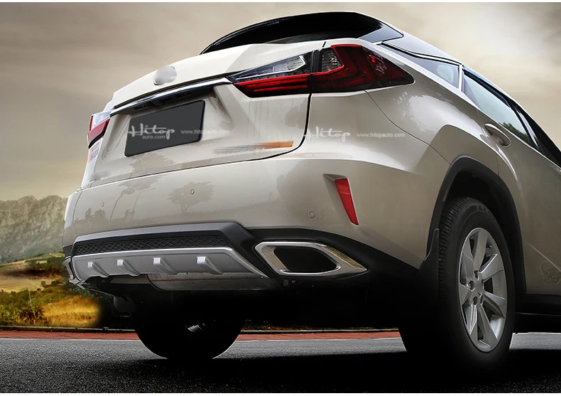 New arrival bumper cover guard skid plate for RX200T RX450H.2016-2017+ thick ABS chrome.ISO quality factory.Asia free shipping. |