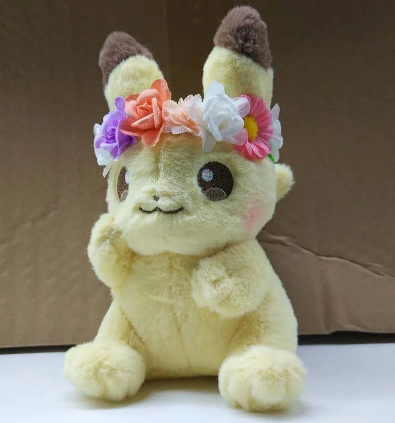 Новая аутентичная японская аниме игра Пикачу и Eievui Пасха Eevee плюшевая кукла мягкая игрушка ограниченная плюшевая кукла игрушка