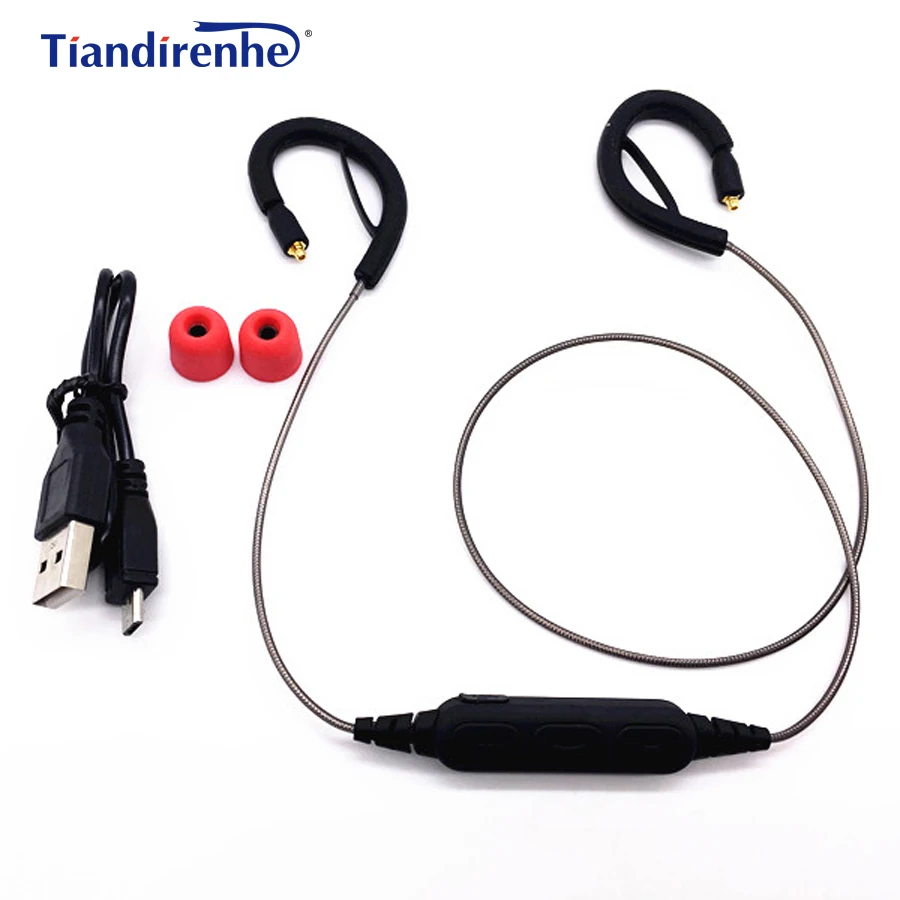 NoEnName_Null MMCX для Shure SE215 SE315 SE535 SE846 Bluetooth Кабель адаптер наушников Замена провода с
