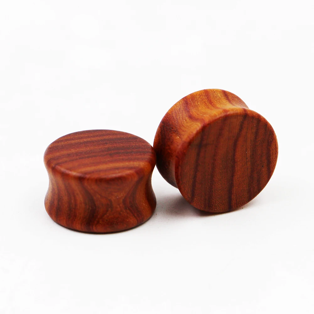 Wholesale 7 sizes Paorosa Wood Solid Plug Gauges Wooden Saddle Ear Gauge Flesh Tunnels Earlet body jewelry WSP0030 | Украшения и
