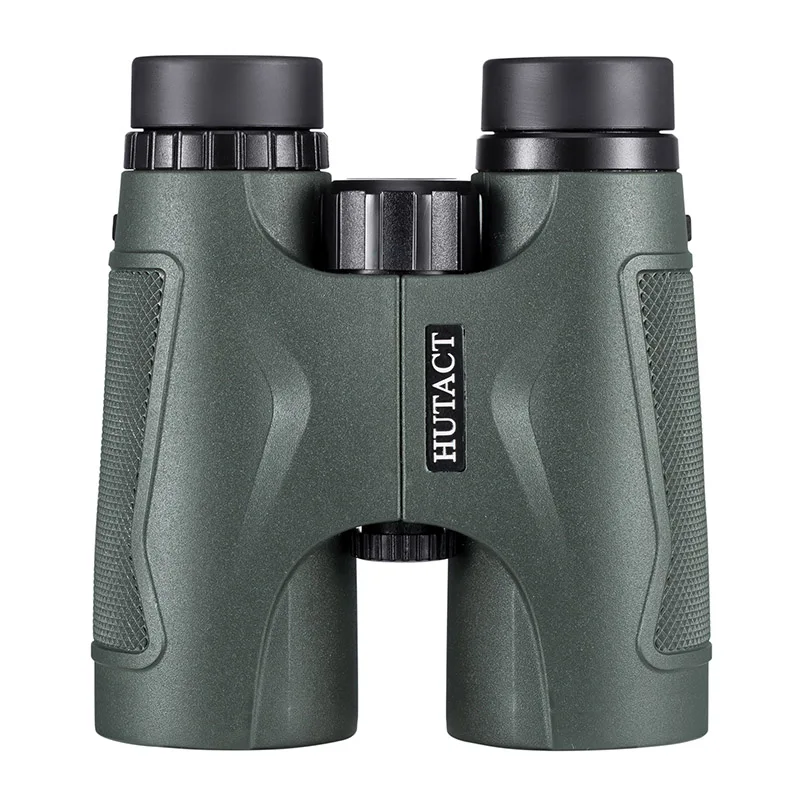 Package 4 Green HUTACT бинокль для охоты инструмент 10x42 Binoculo ручной телескоп Профессиональный Telescopio BAK4 оптический наблюдение за птицами концертный - Цвет: Package 4 Green