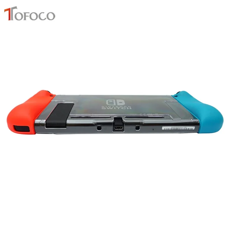 Защитный чехол TOFOCO из ТПУ для Nintendo Switch NS пыленепроницаемый прозрачный