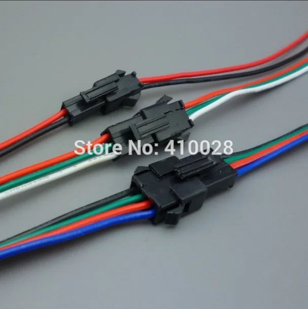 Shhworld 30 пар 2 3 4 pin jst Коннектор 2x10 см 2pin мужской/женский SM провод кабель pigtail для