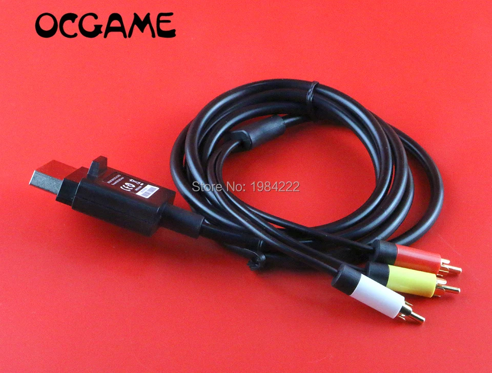 OCGAME 2 шт./лот HD TV Композитный Аудио Видео AV кабель для Xbox360 xbox 360 Slim|cord|cord cable |