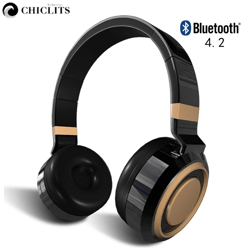 Складные бас стерео Bluetooth наушники спортивные беспроводные головная повязка