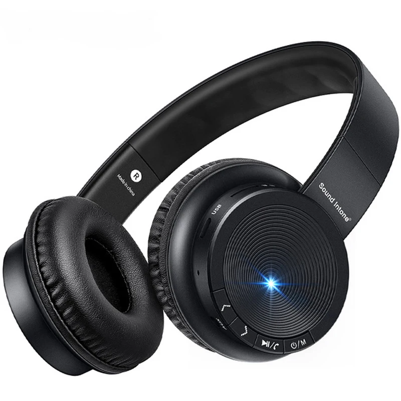 Звуковая модуляция P30 Bluetooth наушники С микрофоном карты памяти музыка мощные басы