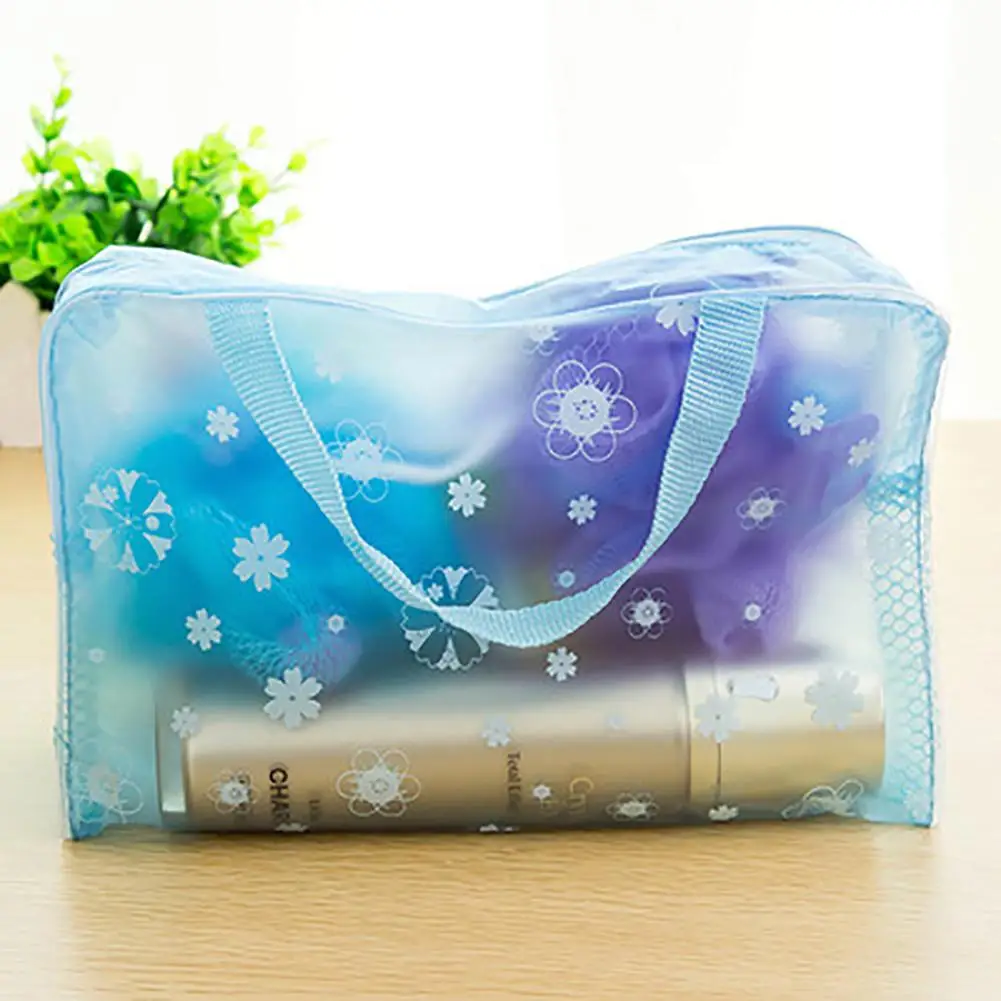 

Travel Multifunctional Transparent Zipper Makeup Cosmetic Toiletry Storage Multipurpose Wash Cosmetic Bag Organizer kosmetyczka