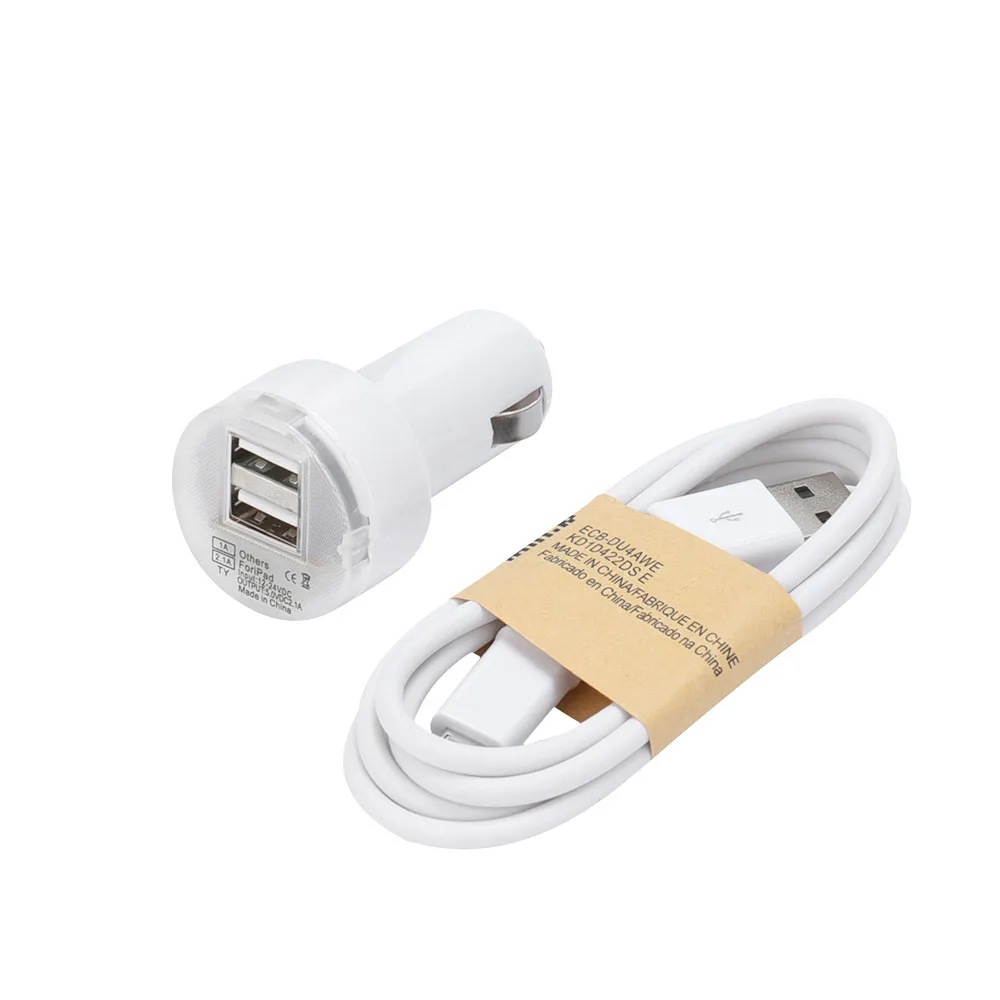 CARPRIE 2018 горячая распродажа 1 шт. белый двойной USB 2 порта автомобильное зарядное