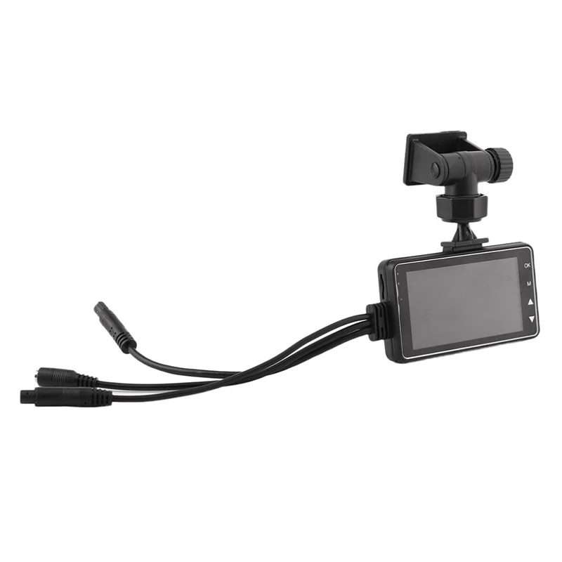 JUEFAN Full HD 720P камера с двумя объективами угол 140 градусов 3 0 дюймов видеорегистратор