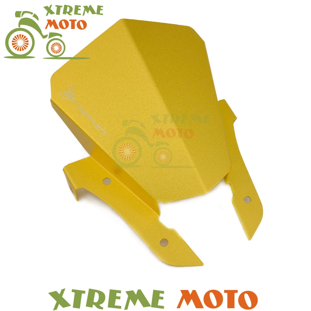 

Gold Aluminum Motorcycle Motorbike Windshield Windscreen Wind Deflector For Yamaha MT07 FZ07 MT-07 FZ-07 2013-2017