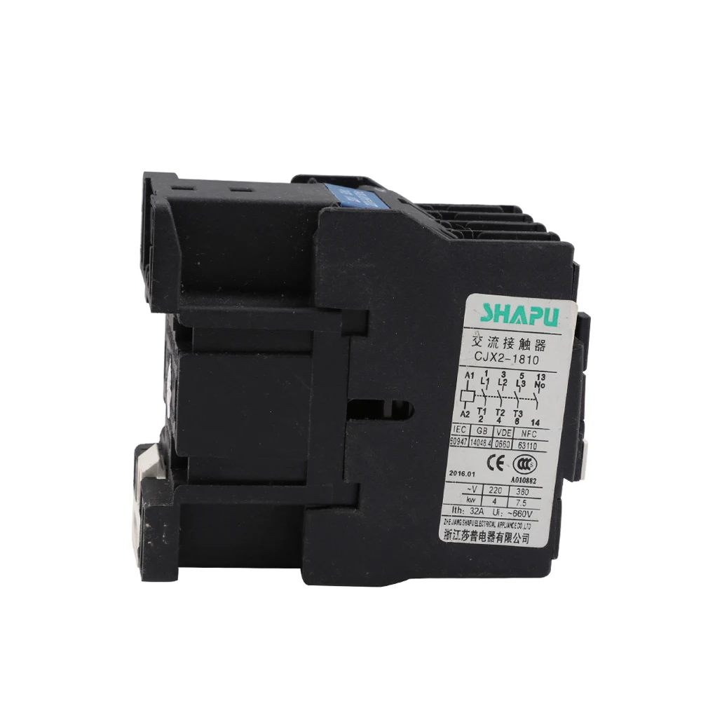 Контактор переменного тока для электродуховки контактор 3-полюсный 1NO 110V/220V/380V 18A