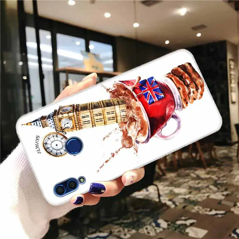 Мягкий силиконовый чехол для Huawei Honor 30 20 Pro 10 9 9X Lite 10i 9a 8a 7a 30s London big ben Bus|Бамперы| |