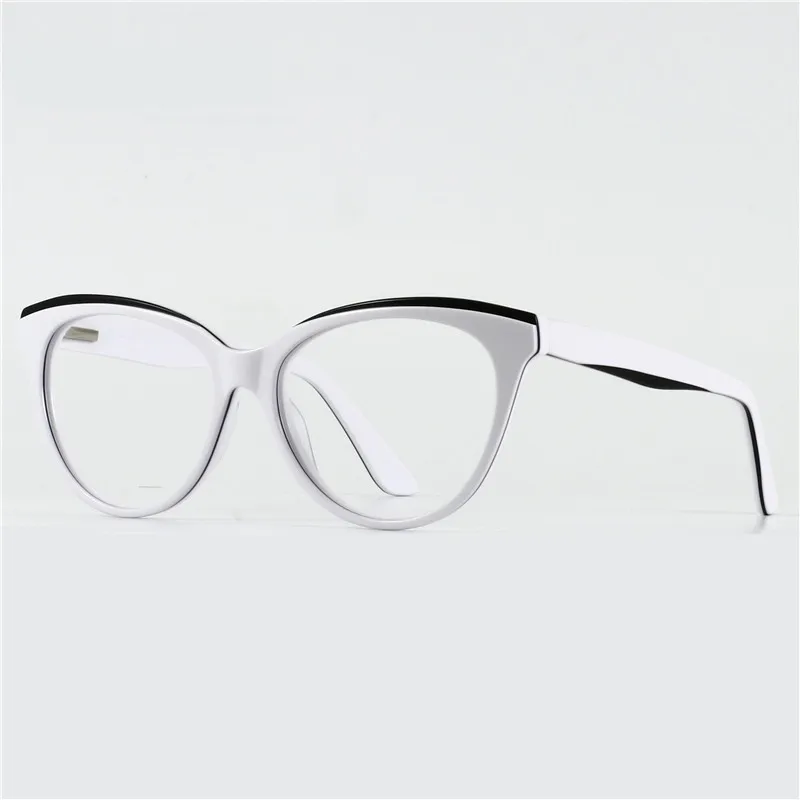 Дизайнерские Брендовые очки высокого качества из ацетата оправа кошачий глаз