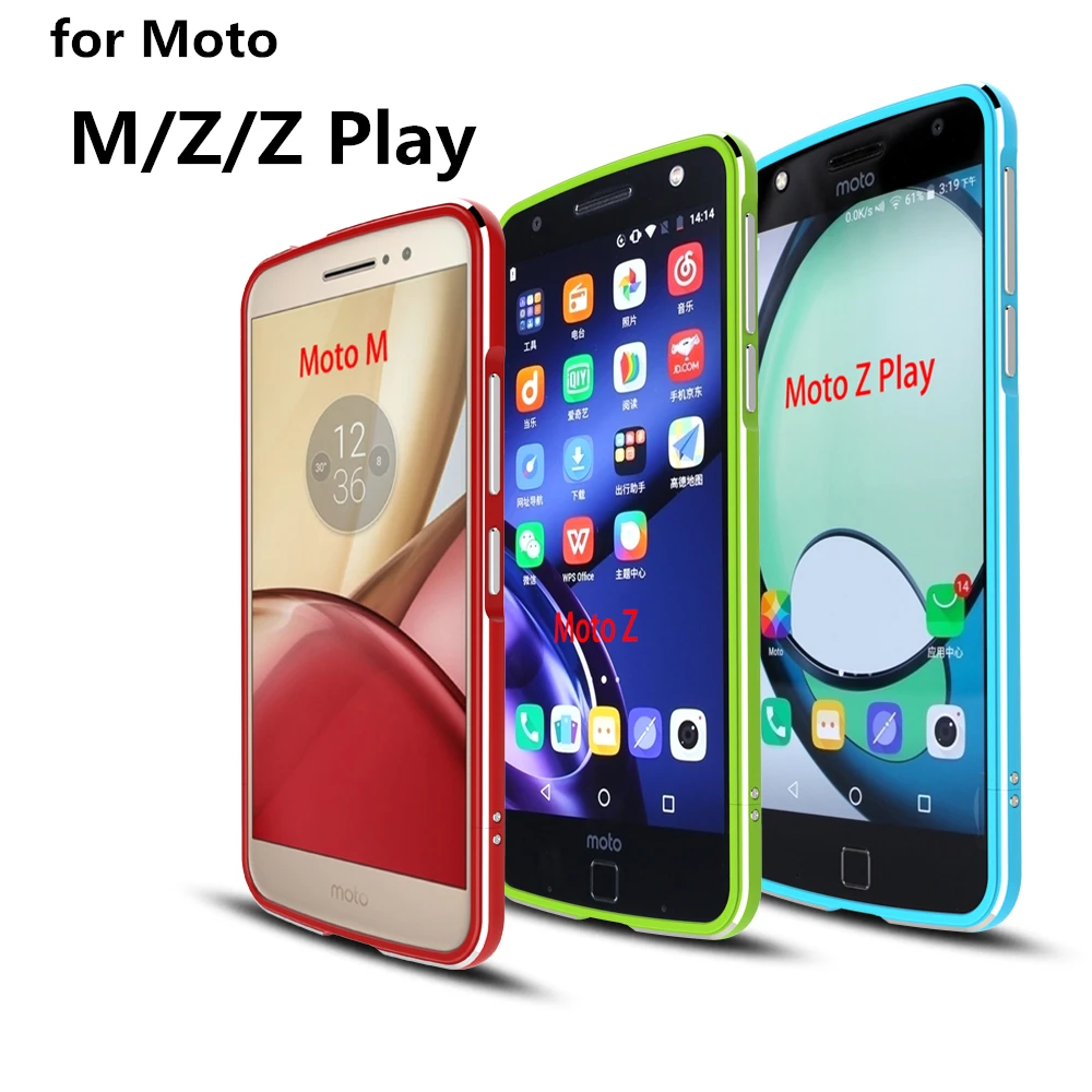 Чехол для Motorola Moto Z Роскошный ультра тонкий алюминиевый бампер Play M Case|case for motorola|case