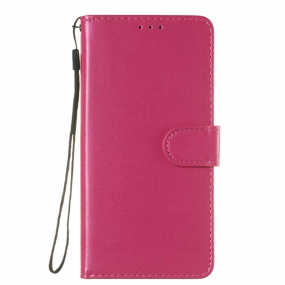 Чехол-книжка с отделением для карт для sony Xperia 10 Plus 1 L1 L2 L3 X Compact XA XA1 XA2 Ultra XA3 XZ1 XZ2 Premium XZ3 XZ4 - Цвет: Rose Red