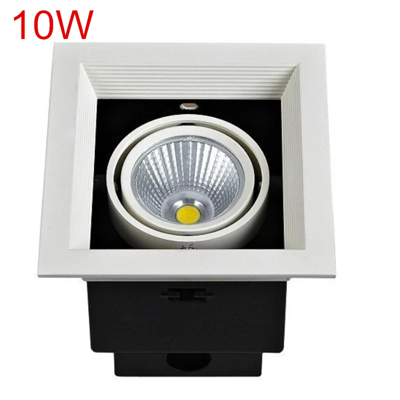 Super Bright Surface Mounted square LED Downlight COB 10W 20W 30W Spot light Rotation Ceiling Lamp AC110V 220V | Освещение