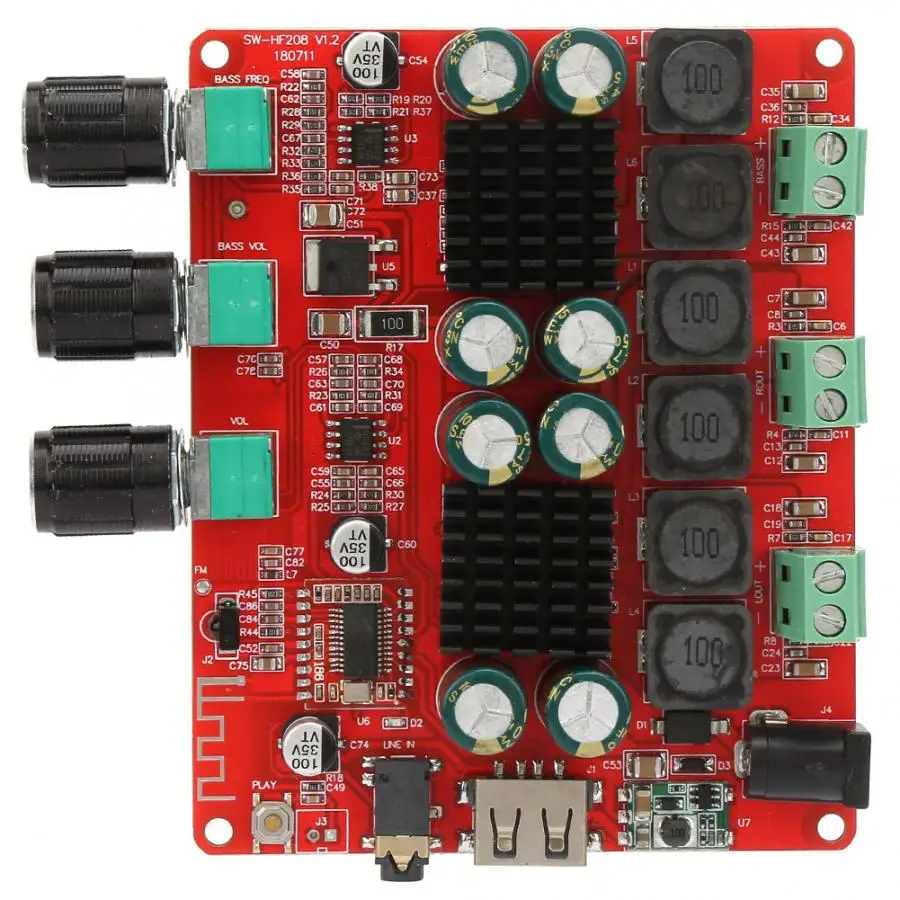 Цифровой мультиметр DC 10 25 в BT 4 2 AMP модуль 1 канальный цифровой аудио усилитель