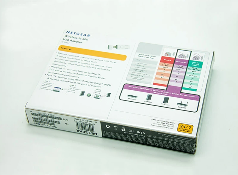 WN111 V2 Wireless-N 300 USB2.0 WiFi Adapter 802.11b/g/n 2.4G 300Mbps | Компьютеры и офис