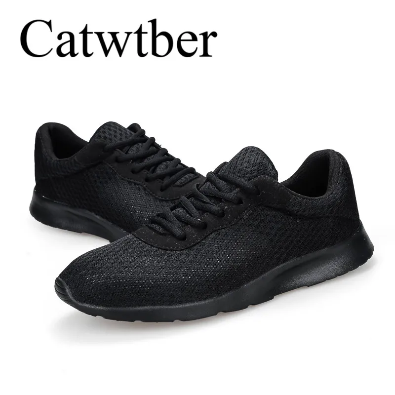 Catwtber New Men Shoes summer fashion Casual Flats Breathable Male sneakers adult Non-slip Comfortable Men's | Обувь