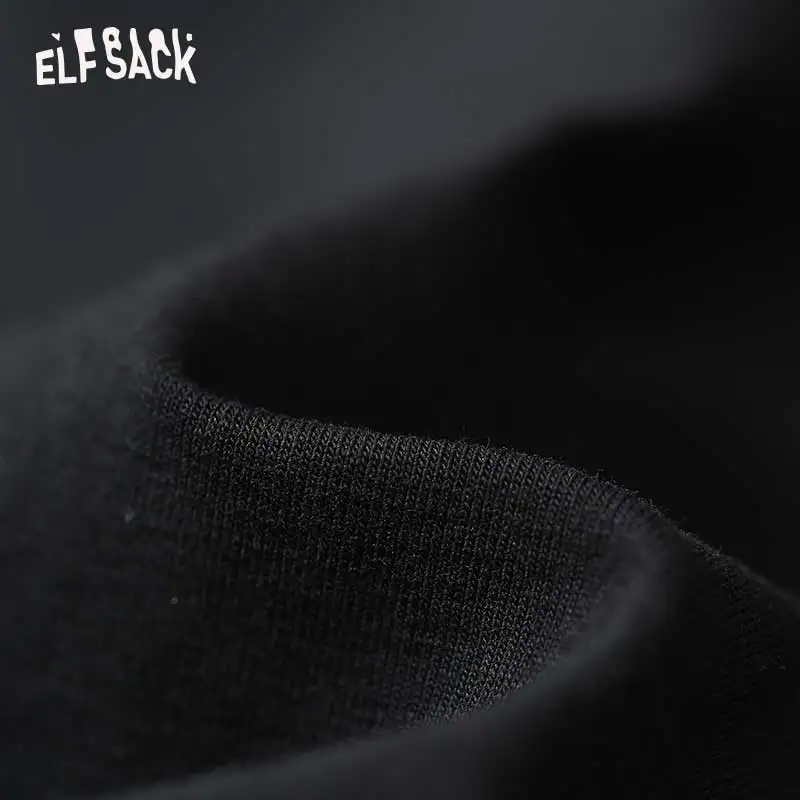 ELFSACK хлопковые повседневные женские футболки с принтом с героями мультфильмов, стильные свободные женские футболки с круглым вырезом, летние новые женские футболки большого размера