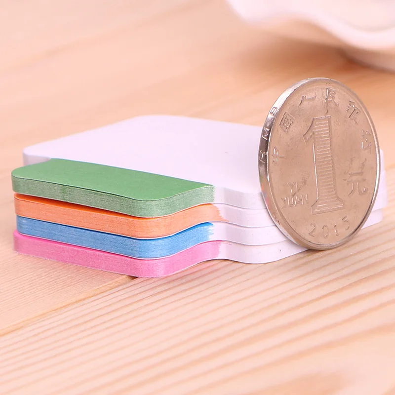 4 Colors 25 Sheets Write-On Removable Index Tab Sticker Book In Notebook School Stationery Office Supplies | Канцтовары для офиса