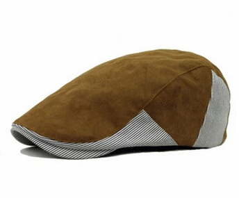 Новинка 2017 мужские и женские Gorras Planas берет Boinas в полоску плоские шапки модные для