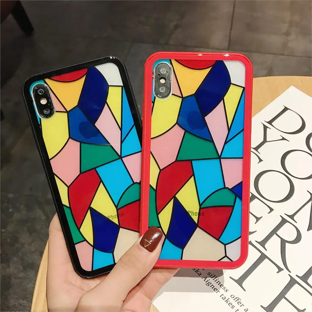 Разноцветный противоударный чехол HAISSKY для телефона iPhone XS Max X XR 7 8 6 6s разноцветный