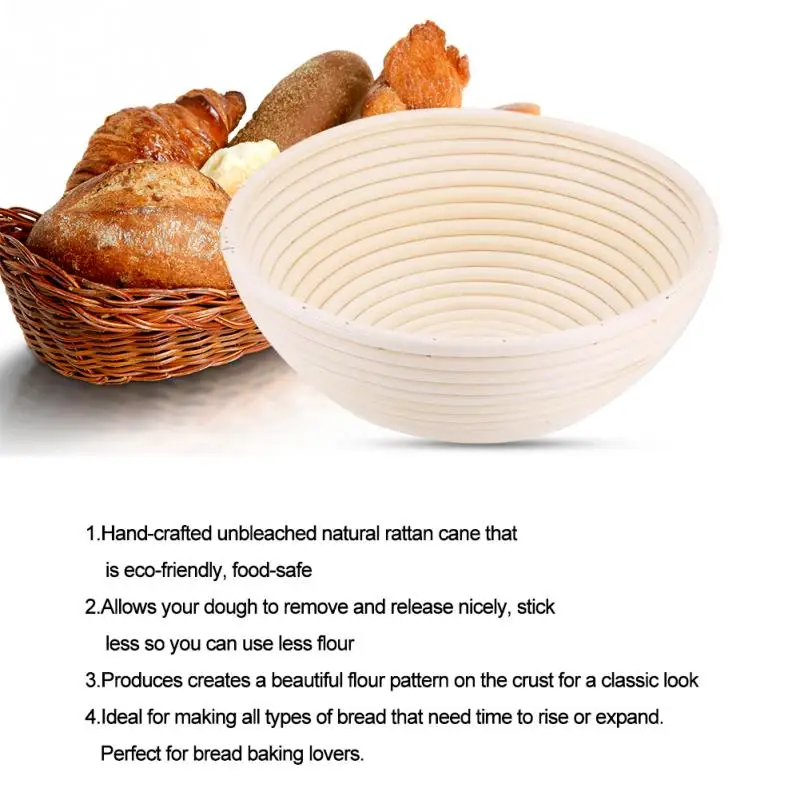 Хлебопекарные корзины ручной работы небеленый натуральный тростник