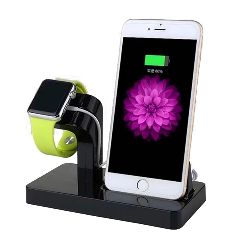 

2 in 1 Charging Dock For Apple Charger Holder For Apple Watch For iPhone 6/6plus/6s/7plus 8 Phone Watch Bracket For Apple Series