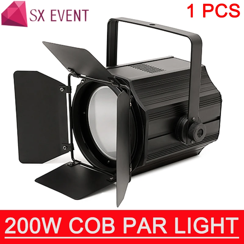 

2019 NEW High Power 200w COB LED Par Light Professional Stage Lighting DMX LED Par DJ Disco Light with Fold Metal Cover