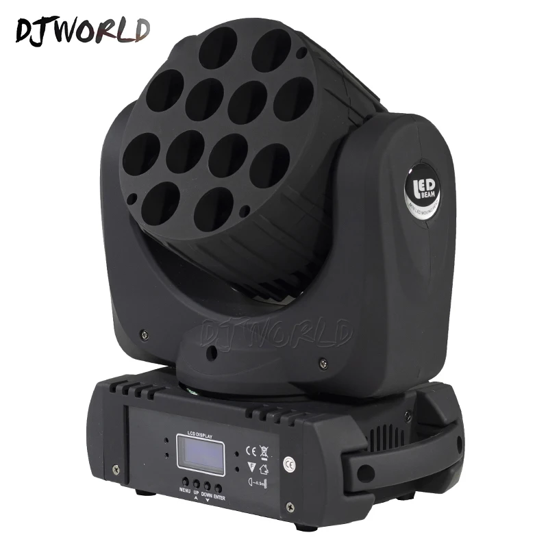4pcs/lot LED Beam Moving Head Light 12x12W RGBW 4in1 Quad DMX 512 Stage For Clubs DJ Theaters Churches Concert Productions | Лампы и