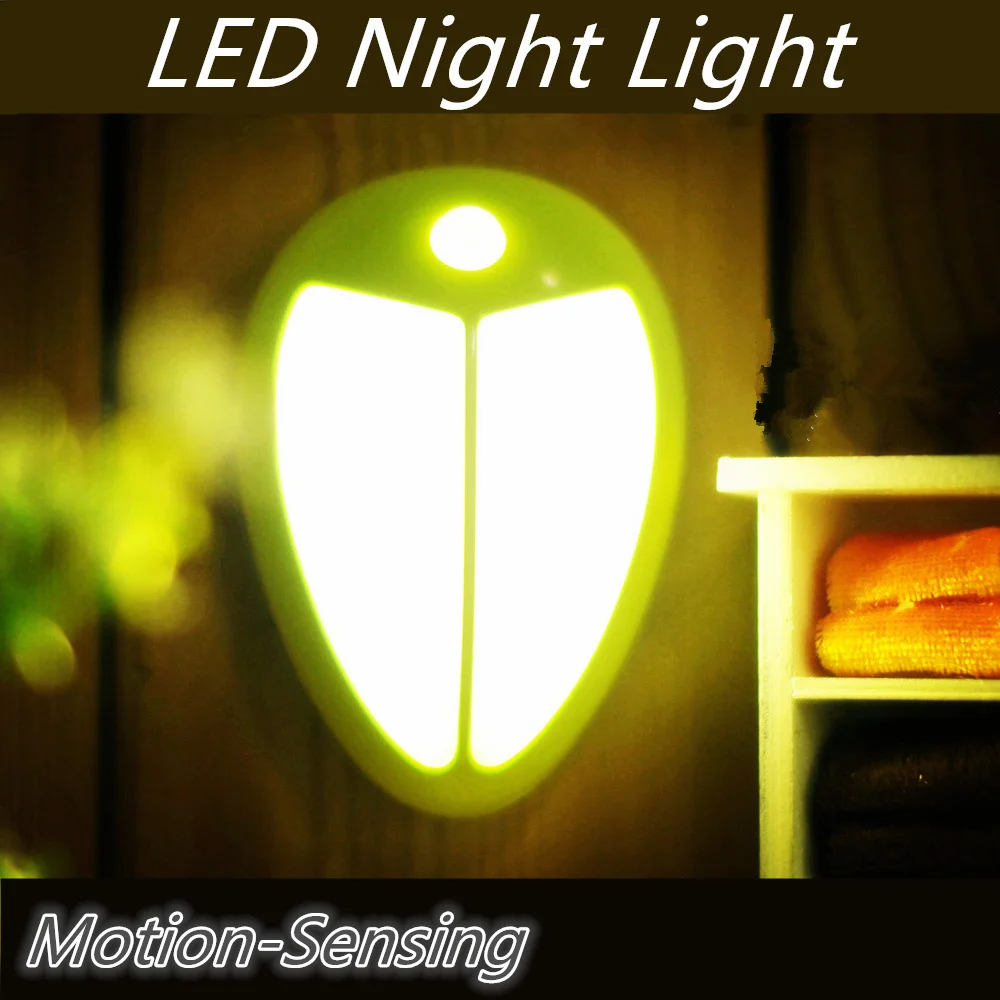 Night light Sleep Friendly Battery-Powered Motion-Sensing LED Stick-Anywhere Nightlight with white Color Light  baby light