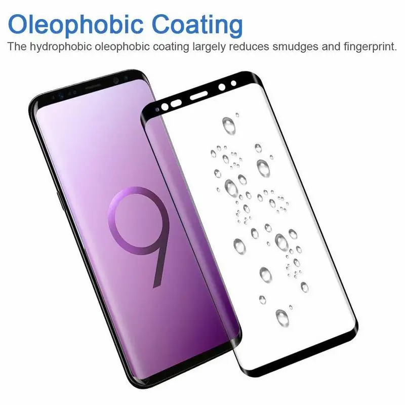 Ascromy 3D изогнутое полное покрытие закаленное стекло для Samsung Galaxy Note 8 S9 S8 S7 S6 Edge Plus A3