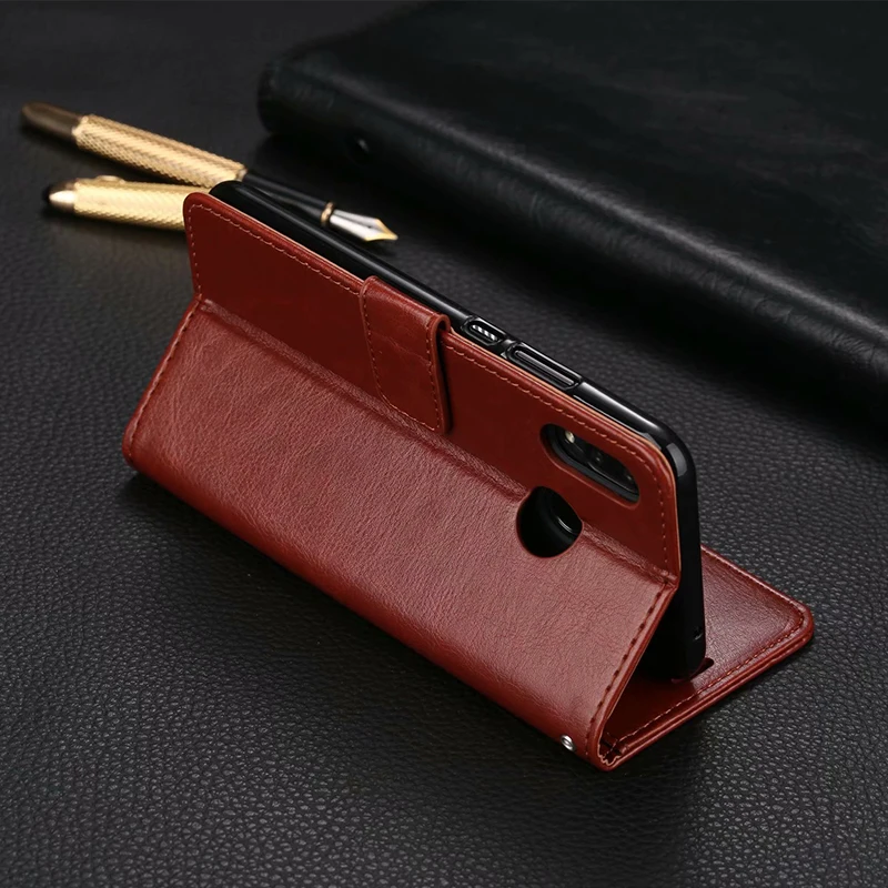 Роскошный чехол кошелек из искусственной кожи для Huawei P Smart POT LX1 LX3 2019|Чехлы-книжки|