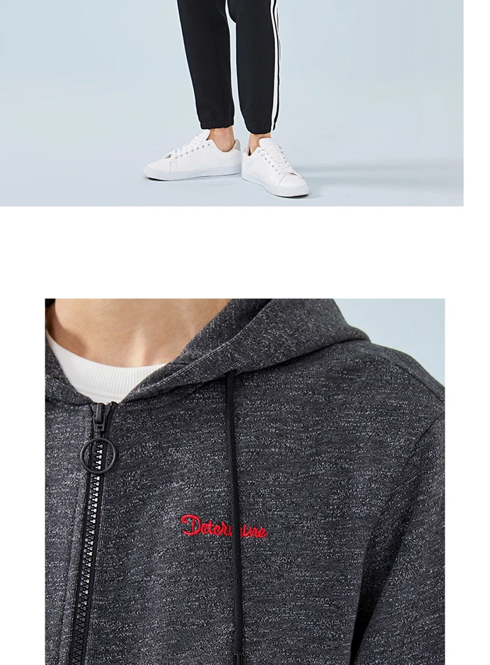 SEMIR спортивная куртка мужская куртка с капюшоном с карманом мужская толстовка с капюшоном на молнии вышитая куртка с капюшоном на подкладке с кулиской мужская мода