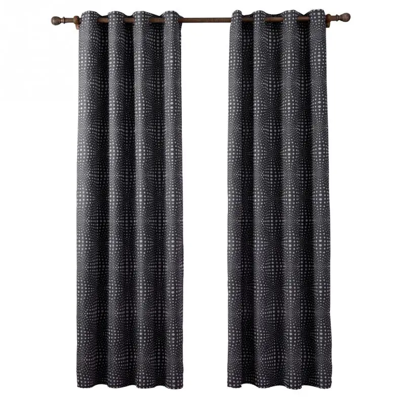 Рассеивать горошек занавес скрининг окна пыле прочный украшения для спальни